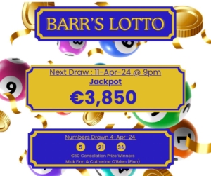 Barrs lotto update