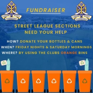 Support Our Street League – Donate Bottles & Cans to the Club’s Fundraiser!