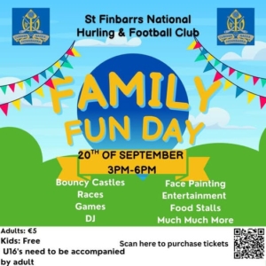 St. Finbarr’s Annual Family Fun Day – September 20th, 3–6pm | Tickets Available Now